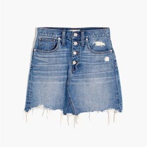 Madewell Rigid Denim Skirt